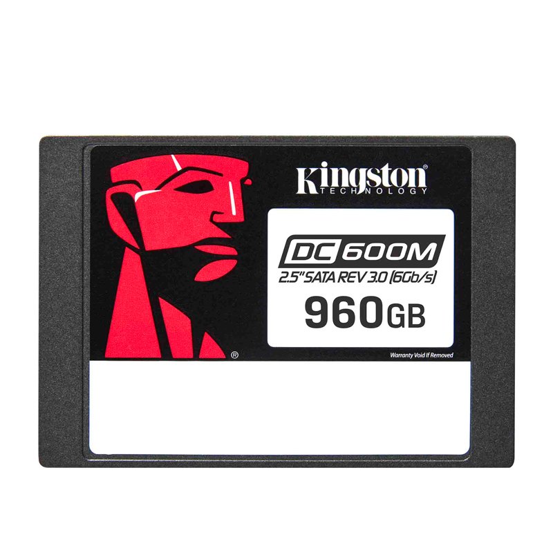 SSD KING DC600M 960GB SATA Unidad en estado solido Kingston DC600M 960GB, SATA Rev. 3.0 (6Gb/seg), 2.5"