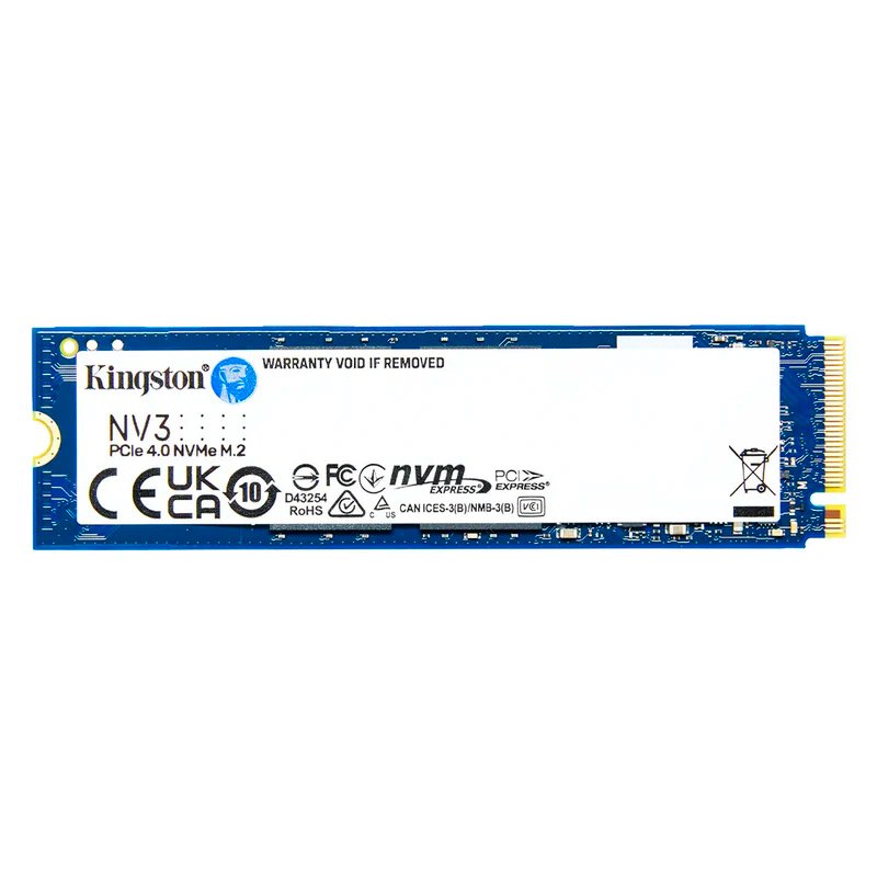SSD KING 1000GB NV3 M.2 NVME Unidad en estado solido Kingston 1000GB NV3 PCIe 4.0 NVMe M.2 SSD