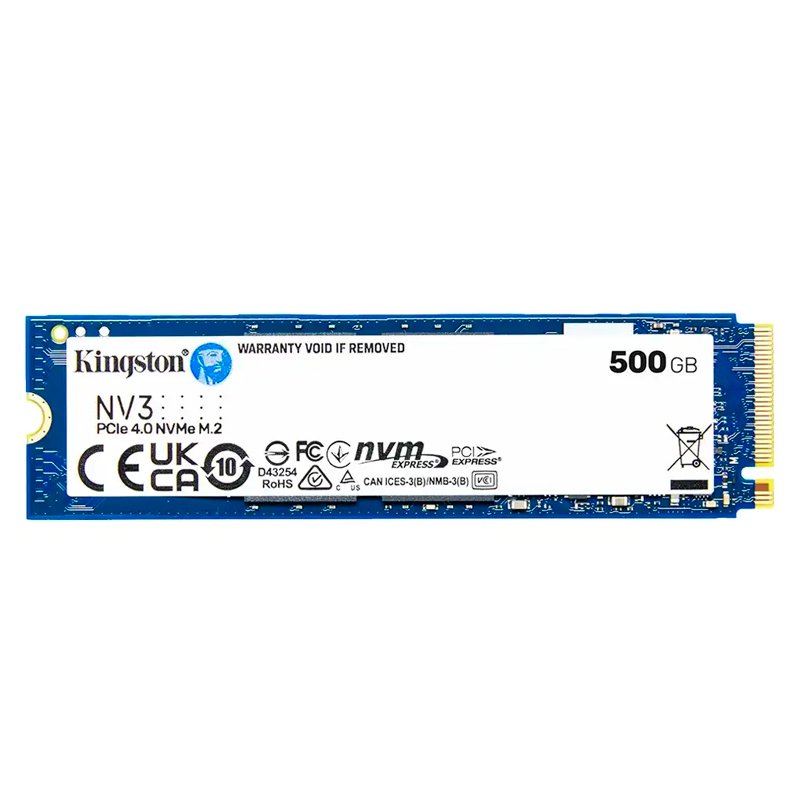 SSD KING 500GB NV3 M.2 NVME Unidad en estado solido Kingston 500GB NV3 PCIe 4.0 NVMe M.2 SSD