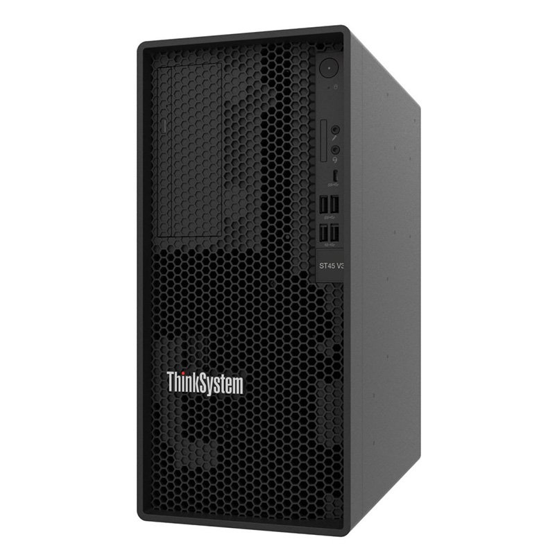THINKSYSTEM ST45V3 1XAMD EPYC Servidor Lenovo ThinkSystem ST45 V3 / AMD EPYC 4124P 3.8/5.1GHz/4C/8T/TDP: 65W/Tower[