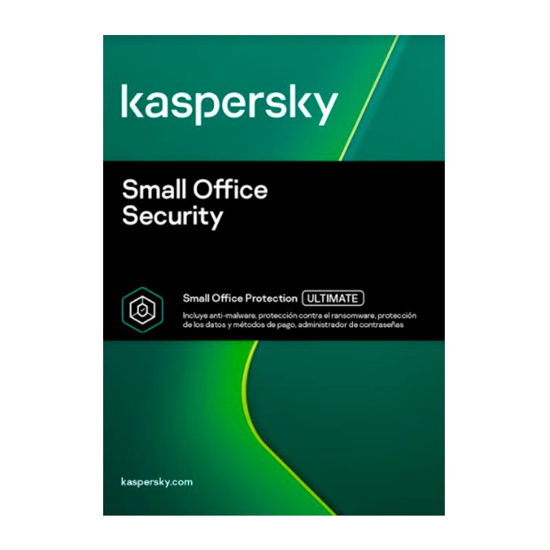 SMALL OFFICE 5PC+1SERVIDOR 1ÑO Software Kaspersky Small Office Security, para 5 PCs+1 Serv, Lic 1 año, Producto Virt