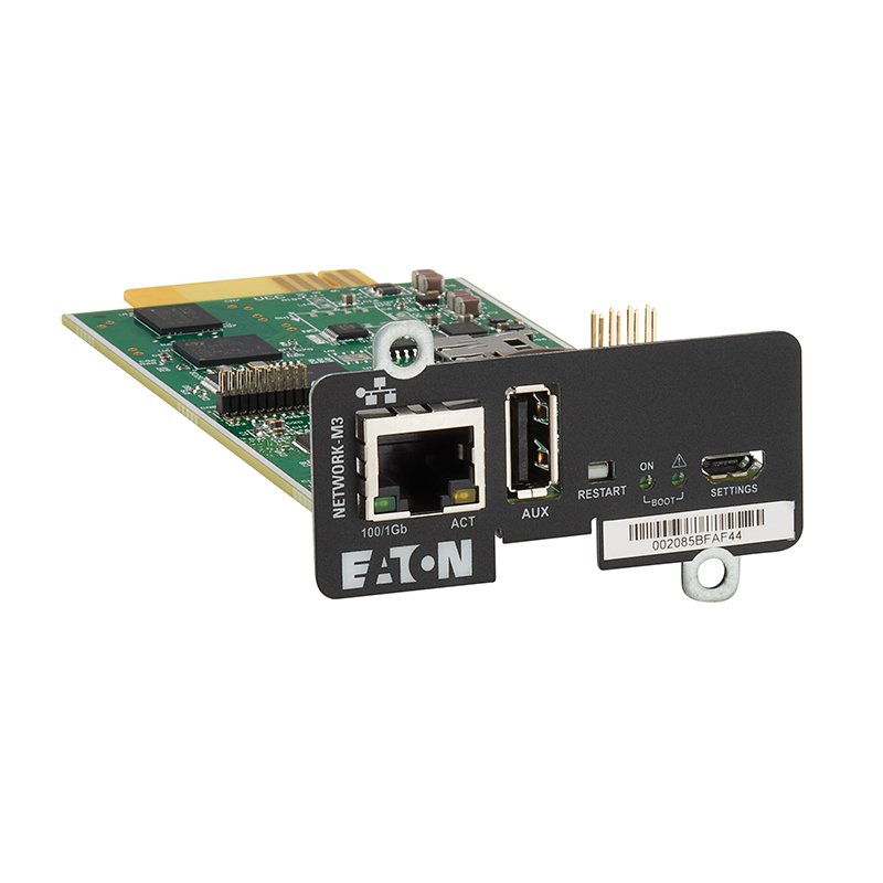 NETWORK-M3 Tarjeta de Administracion de red GbE EATON, Ranura: Mini-Slot, Ethernet 10/100/1000Ba